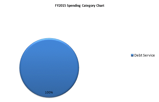 FY2015 Spending Category Chart:Debt Service=100%